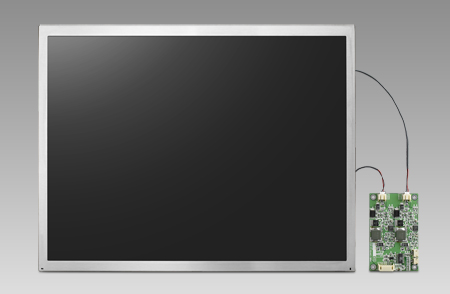 12.1" 800x600 SVGA 1200nits -20℃~+70℃ LED  panel with 5-Wire Resistive Touch Display Kit
